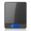 mafiti Digitale Küchenwaage 3kg 0.1g LCD Anzeige Tara Funktion Messfläche
