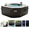 Whirlpool Intex Pure Spa Bubble Jet Massage 201x71cm Aufblasbar 4 Personen 28458