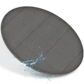 tillvex® Whirlpool Unterlage rund 196cm | Bodenmatte Poolunterlage Matte für Outdoor Whirlpools | Thermo Bodenschutzmatte Pool Untergrund | Bodenschutz Bodenplatte schützt & isoliert (Grau)