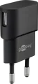 GOOBAY 44947 - USB-Ladegerät, 5 V, 1000 mA, schwarz