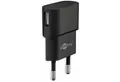 Goobay GOOBAY USB-Lader 44947, 1 A, 5 W, schwarz USB-Ladegerät