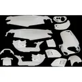 DMP Gilera Runner wit glans EDGE 15 delig tot bj 08-2005 (35638890)