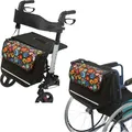 SENIORI Rollator / Rollstuhl Tasche Rollatortasche Rollstuhltasche Universal 6. Folklore_classic