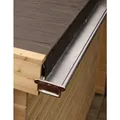WOLFF Dachkastenrinne für Finnhaus Wolff-Produkte, BxT: 7 x 400 cm, Aluminium - silberfarben
