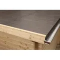 Wolff Finnhaus Aludachkastenrinnen-Set FD bis 400 cm mit 1 Fallrohr