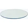 Temesso Tischplatte Runde Tischplatte aus Sicherheitsglas weiß Ø 70 cm