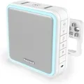 Honeywell Home DW915S Serie 9 Tragbar, verdrahteter oder Funk-LED-Gong (weiß) ||