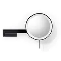 Zack Wandspiegel, Schwarz, Metall, Glas, 38x26.3x7.5 cm, Spiegel, Wandspiegel