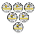 TAPIR - Lederbalsam farblos in Weißblechdose - 85 ml - 6er Pack