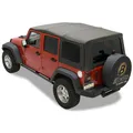 Sailcloth Ersatz Softtop Verdeck Black Diamond Jeep Wrangler JK Bj. 10