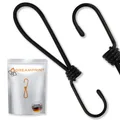 Expanderschlinge mit Haken 50 Stück / 23 cm | Expander mit Spiralhaken
