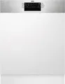 AEG Series 6000 FEE6491AZM, Halb integriert, Standardgröße (60 cm), Schwarz, Edelstahl, Berührung, LED, 14 Maßgedecke