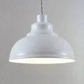 Lindby Esstisch Pendelleuchte / Hängeleuchte Metall, Hängelampe weiß 1x E27 max.