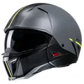 Helm HJC i20 Batol MC3HSF Grau Schwarz Gelb Matt Größe M
