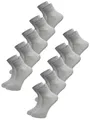 Tazzio Herren Socken 10er-Pack Sportsocken Sneakersocken Socks A907 (Grau, 39-42)