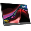 Verbatim Portable Monitor, mobiler 15,6" Full HD Bildschirm, leichtes Design, tragbarer Monitor aus Kunststoff für Laptop, Tablet, PS5 oder Nintendo Switch mit USB-A-, USB-C- sowie HDMI-Anschluss