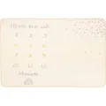 Babydecke Biederlack Babydecke Lovely & Sweet 'Milestone' 100 x 150 cm Rohweiß, Biederlack weiß