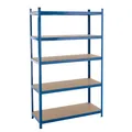 Steckregal Kellerregal Werkstattregal 200x120x50 Schwerlastregal blau 875kg