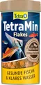 TetraMin Flakes - Fischfutter in Flockenform für alle Zierfische, ausgewogene Mischung für gesunde Fische und klares Wasser, 250 ml Dose
