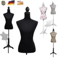 Damenbüste Mannequin Schneiderpuppe Torso Schaufensterpuppe Angezogen für Shop