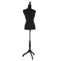 Estalage Doll Torso Frau schwarz