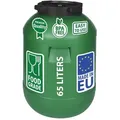 Weithalsfass Futtertonne Fasssilage Regen Fass Gepäcktonne 65 Liter mit Deckel grün - Grün