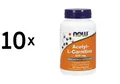 10 x Now Foods Acetyl L-Carnitine 500mg (100) (419,98 EUR/kg)