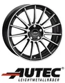 4x Autec Lamera 8X19 5/112 ET47 Schwarz matt poliert
