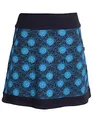 Vishes - Alternative Bekleidung - Damen Baumwoll-Rock 80er Jahre Retro Muster Bedruckt Taschen türkis 44
