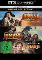Jumanji 1+2+3 (Willkommen im Dschungel/Next Level) 4K Ultra HD # 3-UHD-NEU