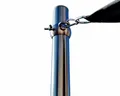 Sonnensegelmast 2,5-3m Höhenverstellbar Edelstahl mit Bodenhülse Sonnensegel Mast Pfosten Stange (⌀42mm 3m ohne Bodenhülse)