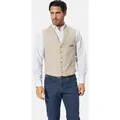 Babista Anzugweste BALDUINO mit eleganter Knopfleiste beige|braun XXL (60)