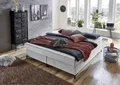 Boxspringbett "Romy", grau (hellgrau), B:160cm L:200cm