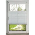 K-HOME Plissee Thermo Elsa von K-home, Verdunklung mit beschichteter Rückseite Silber, verspannt, Klemmfix weiß 55 cm x 210 cm