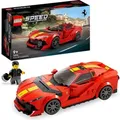 LEGO 76914 Speed Champions Ferrari 812 Competizione, Sportwagen und Spielzeug-Modell-Bausatz, Serie 2023, Auto-Sammlerfahrzeug-Set - Bunt