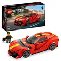LEGO Speed Champions Ferrari 812 Competizione, Sportwagen und Spielzeug-Modell-Bausatz, Serie 2023, Auto-Sammlerfahrzeug-Set 76914