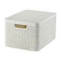 Curver Aufbewahrungsbox, Polypropylene, creme, Depth 330 mm x Width 445 mm x Height 240 mm