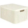 Curver Style 30L Behälter mit Deckel, beige