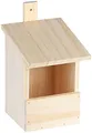 Royal Gardineer Nistkasten Rotkehlchen: Vogel-Nistkasten mit Halbhöhle, Massivholz vormontiert, zum Aufhängen (Vogelhaus, aus Naturholz, Winter)