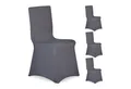 relaxdays Stuhlhusse 4er Set, Anthrazit