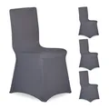 Stuhlhussen Stuhlüberzüge Stuhlbezüge Stretch-Stuhlcover elastisch 4 Stück