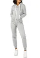 Eight 2 Nine Damen Sweat Overall Einteiler Onesie light-grey L/XL
