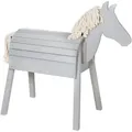 Roba Spielpferd, Grau, Holz, 110x48 cm, unisex, Outdoor Spielzeug