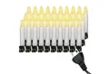 IC Winterworld LED-Lichterkette Retro LED Weihnachtsbaum-Lichterkette mit Filament-Kerzen, E10 Birne, 30-flammig, warm-weiß, 230V, nostalgische Weihnachtsbeleuchtung für Innen
