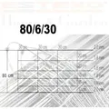 Weidezaun Knotengeflecht Wildzaun 80/6/30 Draht Zaun 50 m Gartenzaun Forstzaun