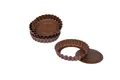 Sallys Mini Tarteofrmen 4er Set mit Hebeboden, 10 cm - Quicheform mit Antihaftbeschichtung