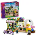 LEGO Friends Kreativer Blumenladen - Miniatur Spielset mit Kunstblumen, Vasen & Blumensträußen, 2 Minifiguren, Fahrrad & Zubehör - Kinderzimmer Deko - Geschenkidee für Mädchen ab 7 Jahren - 42693