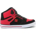 DC Shoes Pure Hi Top Herren Schnürung Turnschuhe Schwarz Rot – undefined / Schwarz Rot - Schwarz/Rot - 40,5