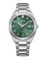 Citizen BM7620-83Y Eco Drive Herrenuhr Grün 100m wasserdicht Ø40mm