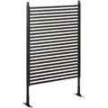Outsunny Gartenzaun,, Braun, Metall, Kunststoff, 22x150 cm, Sonnen- & Sichtschutz, Sichtschutz Garten